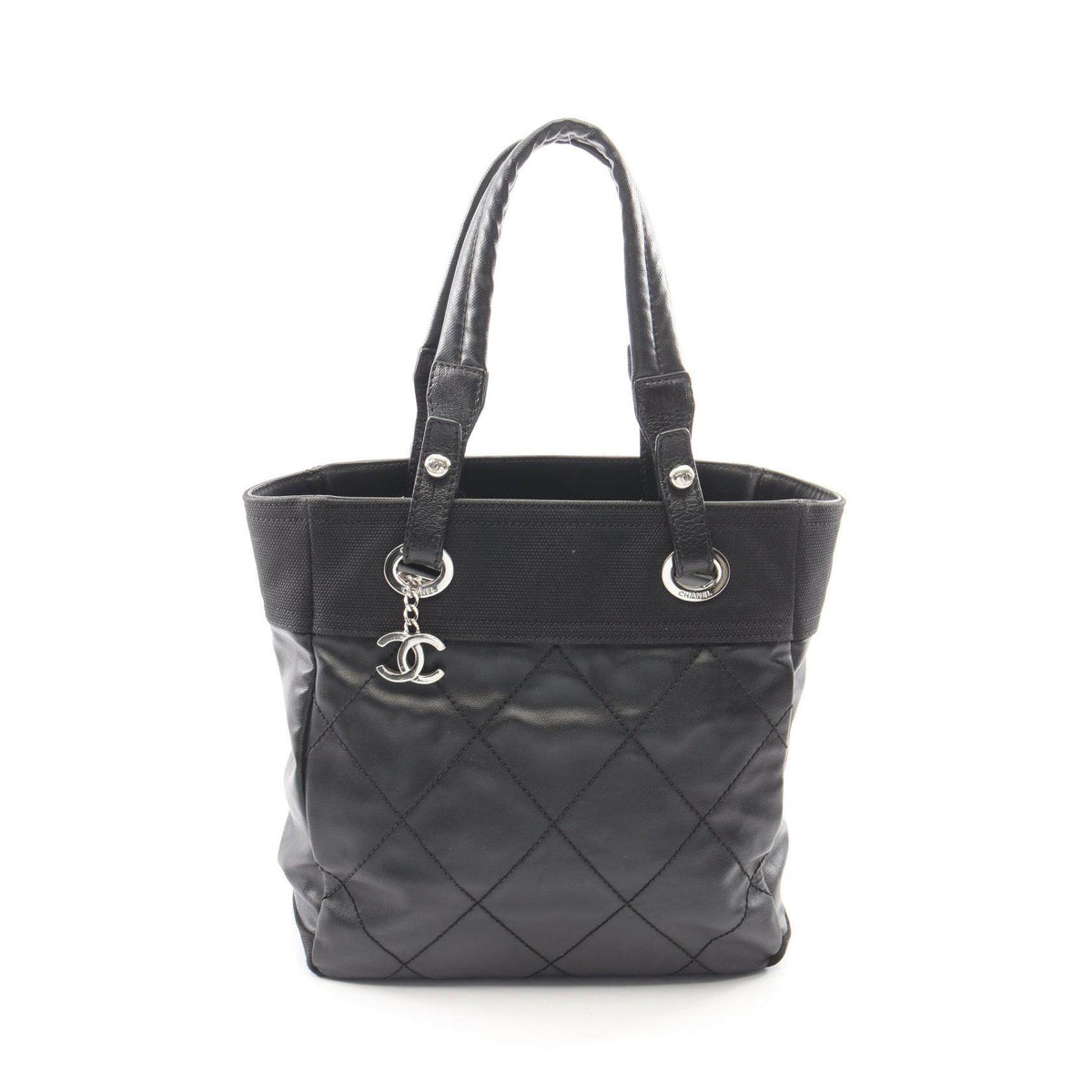 Chanel Paris Biarritz Coated Canvas Tote Bag
