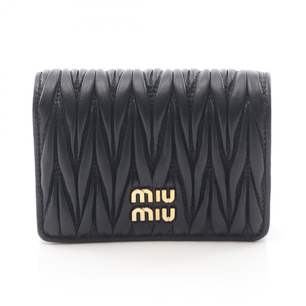 Miu Miu Matelasse Leather Wallet