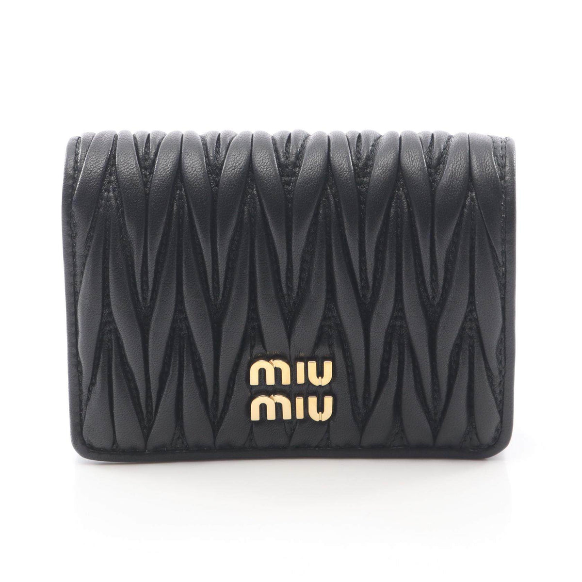 Miu Miu Matelassé Leather Wallet