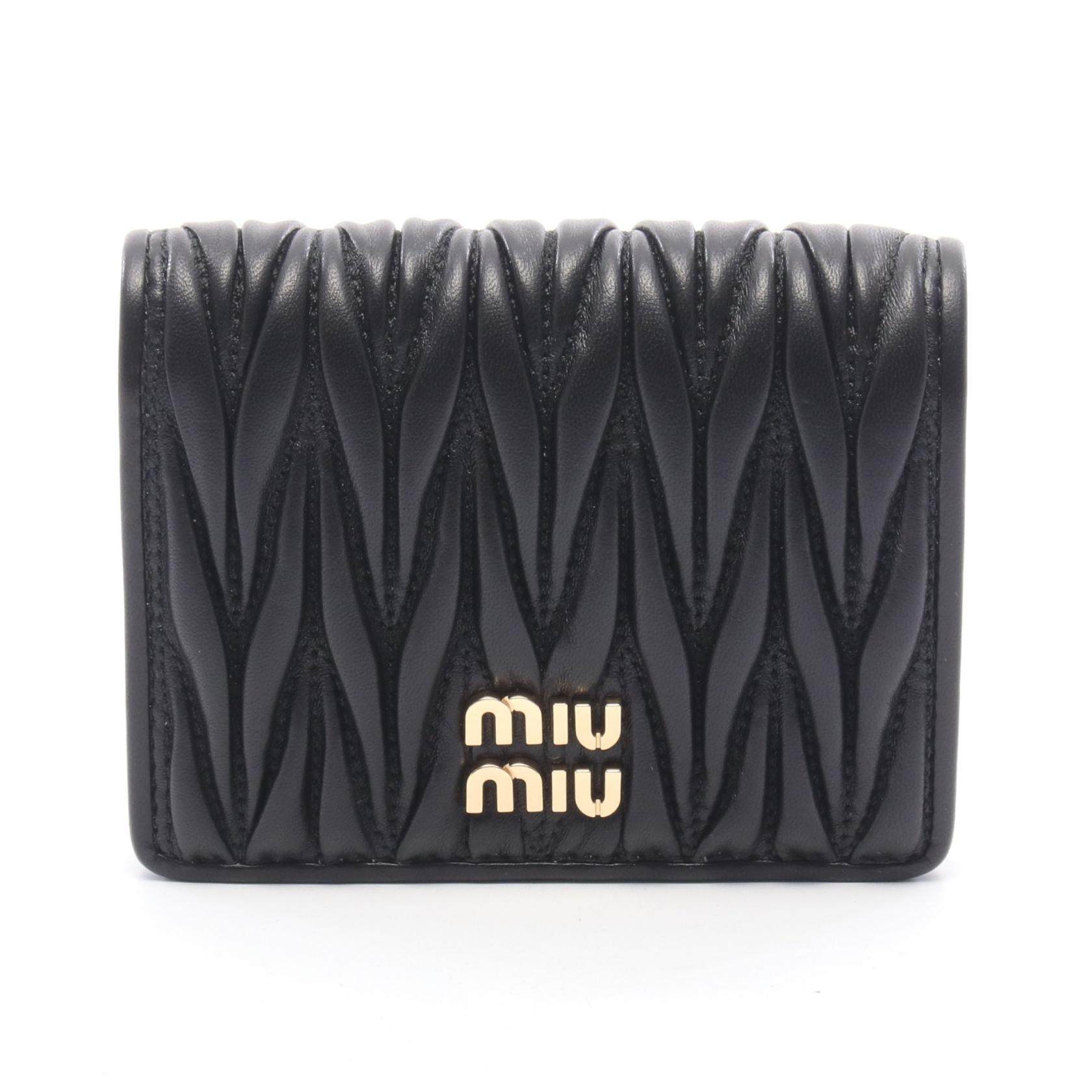 Miu Miu MATELASSE MIU Leather Wallet