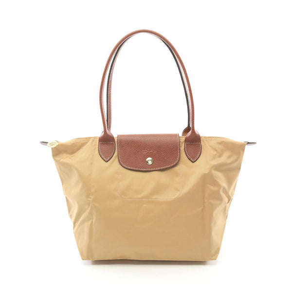 Longchamp LE PLIAGE ORIGINAL M Canvas Leather Tote Bag
