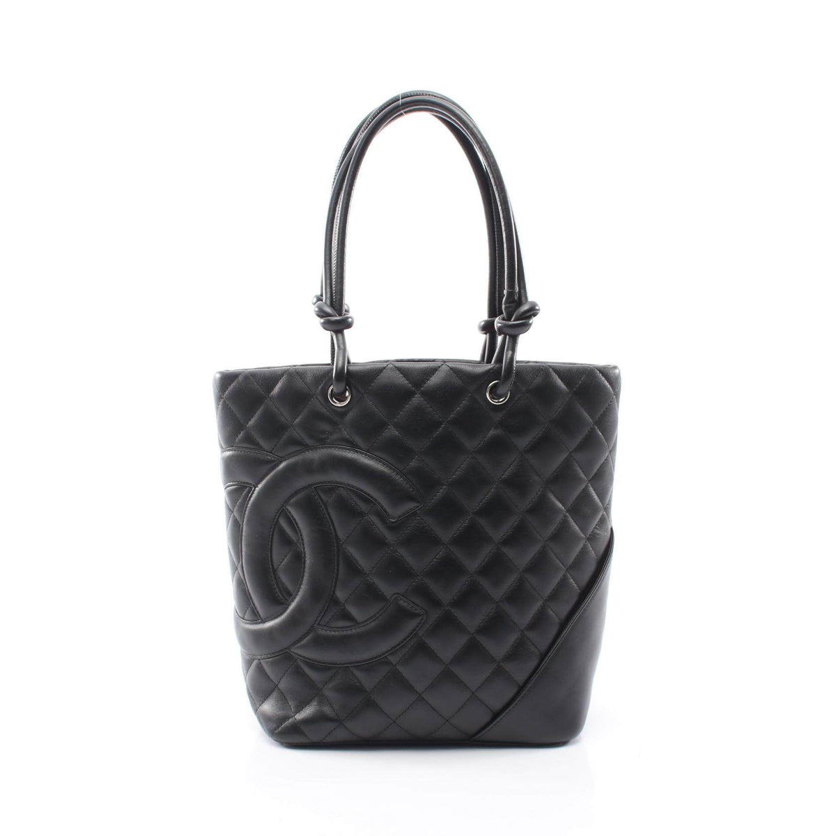 CHANEL Cambon Line Leather Tote Bag