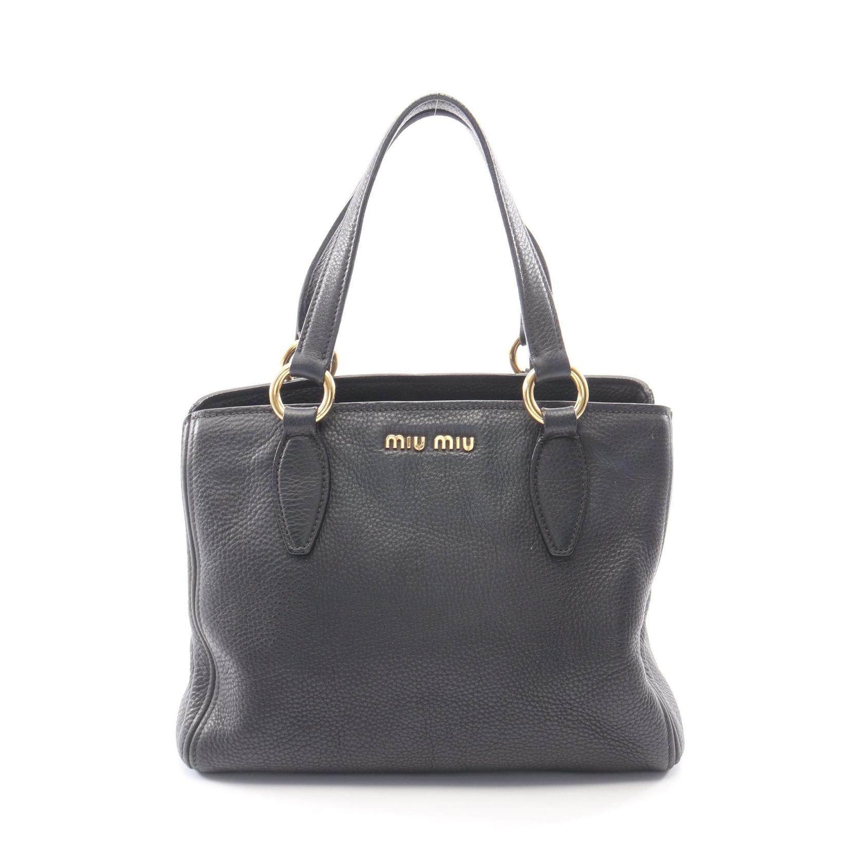 Miu Miu Leather Tote Bag