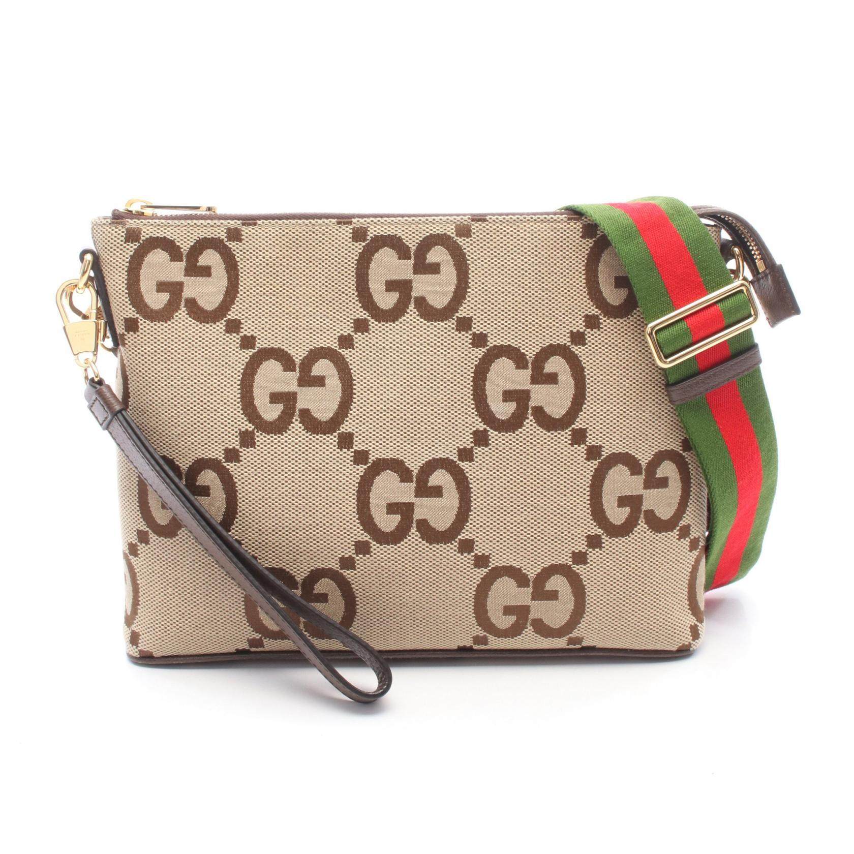 Gucci Jumbo GG Canvas 2way Shoulder Bag