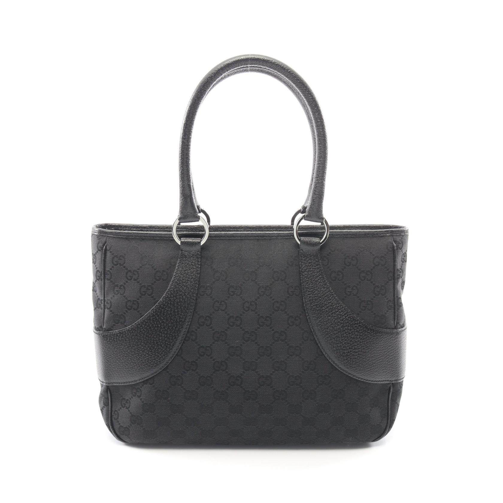 Gucci GG Canvas Leather Handbag