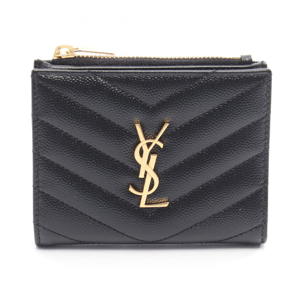 Saint Laurent Paris Monogram Leather Wallet