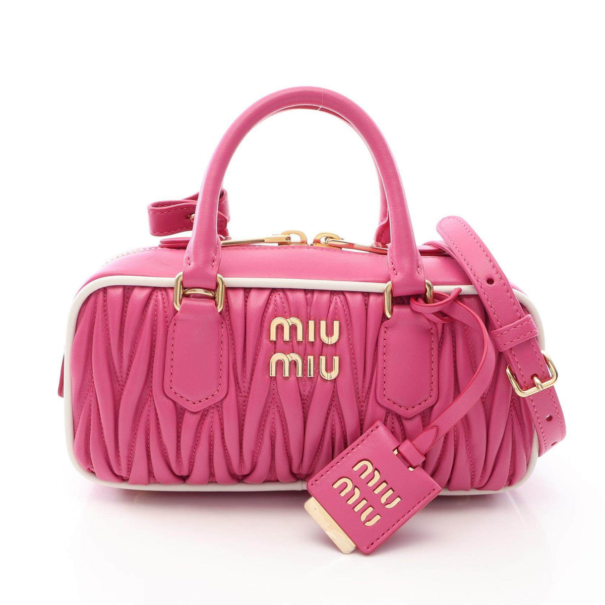 Miu Miu MATELASSE Leather 2way Handbag