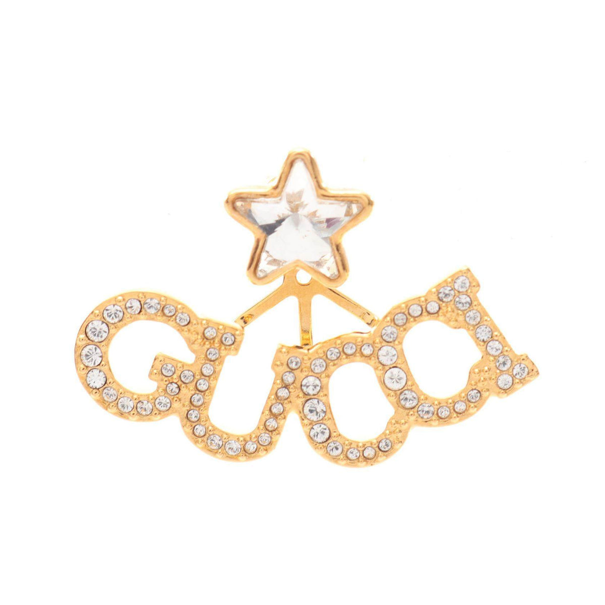 Gucci Logo Star Earrings