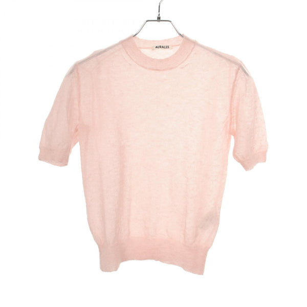AURALEE Wool Mohair Nylon Short Sleeve Knit