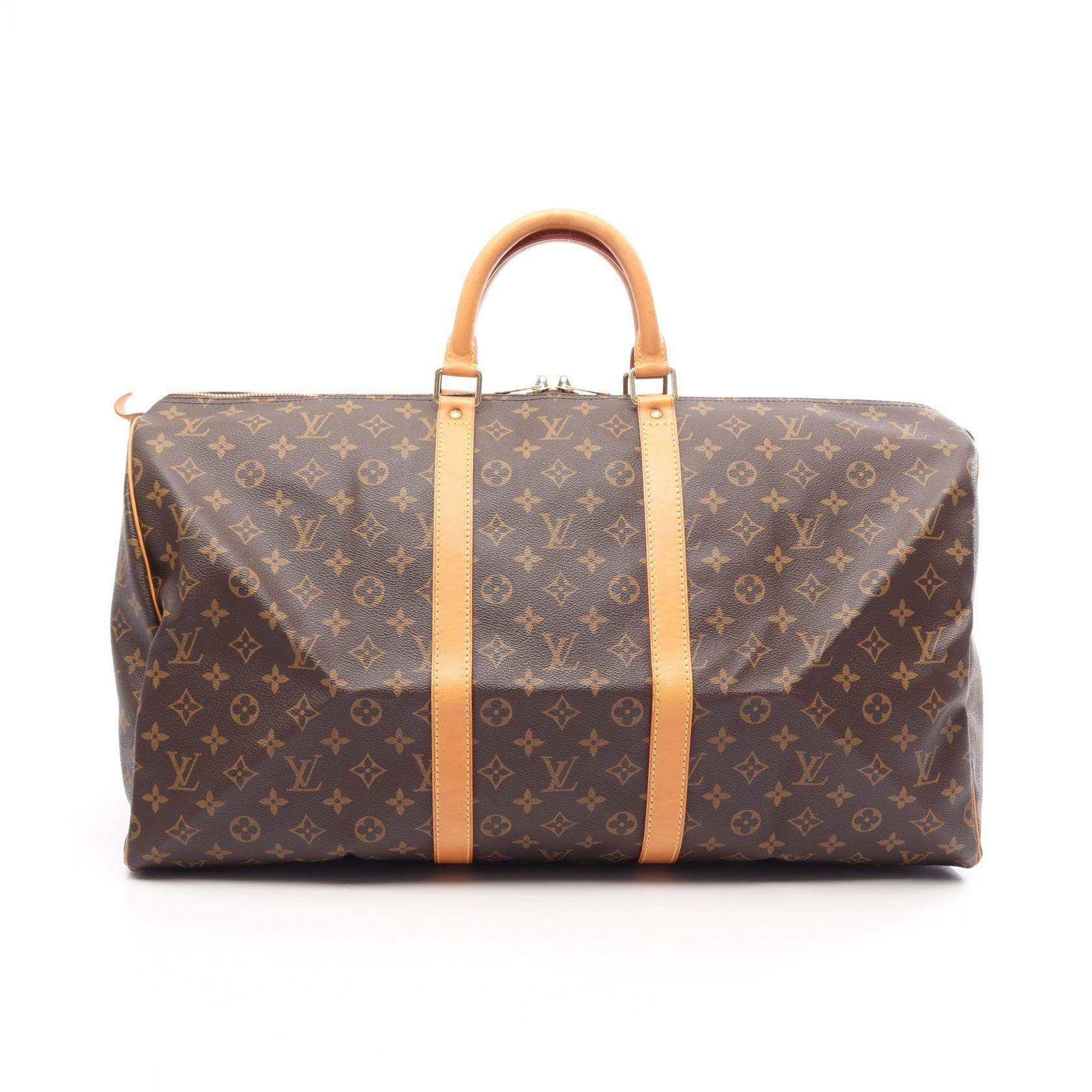 Louis Vuitton Keepall55 Monogram Boston Bag