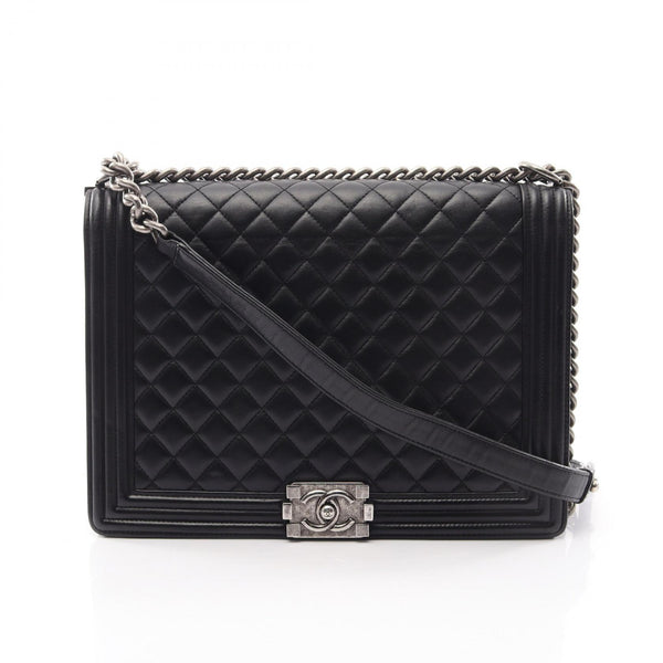 CHANEL Boy Chanel Lambskin Shoulder Bag