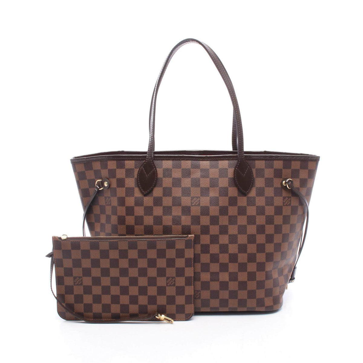 Louis Vuitton Neverfull MM Damier Coated Canvas Tote Bag