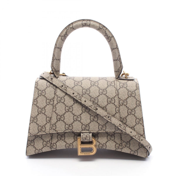 Gucci Balenciaga Hacker Project Flora PVC Coated Canvas Handbag