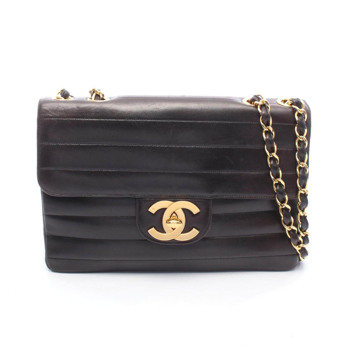 Chanel Mademoiselle Single Flap Lambskin Shoulder Bag