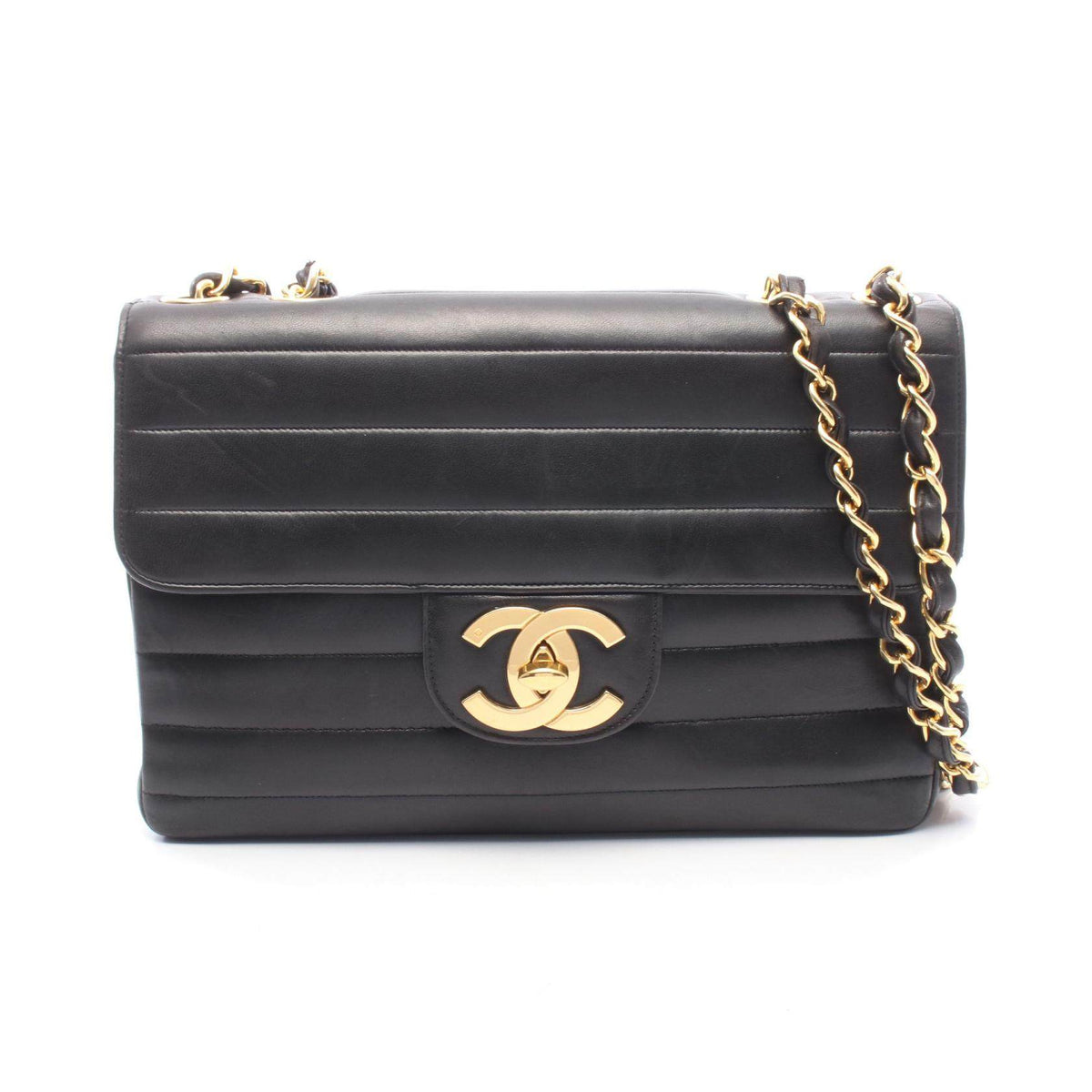 CHANEL Mademoiselle Lambskin Shoulder Bag