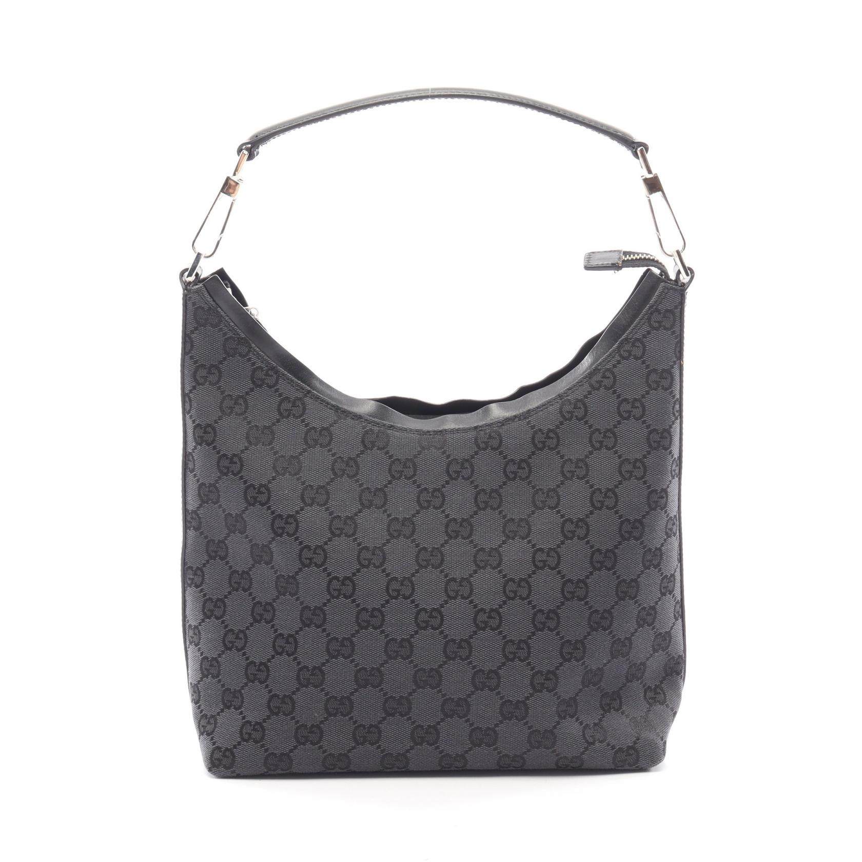 Gucci GG Canvas Leather Shoulder Bag