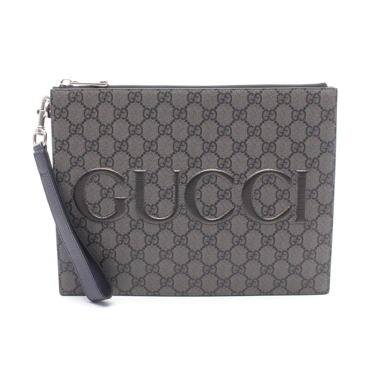 Gucci GG Supreme Coated Canvas Clutch Bag