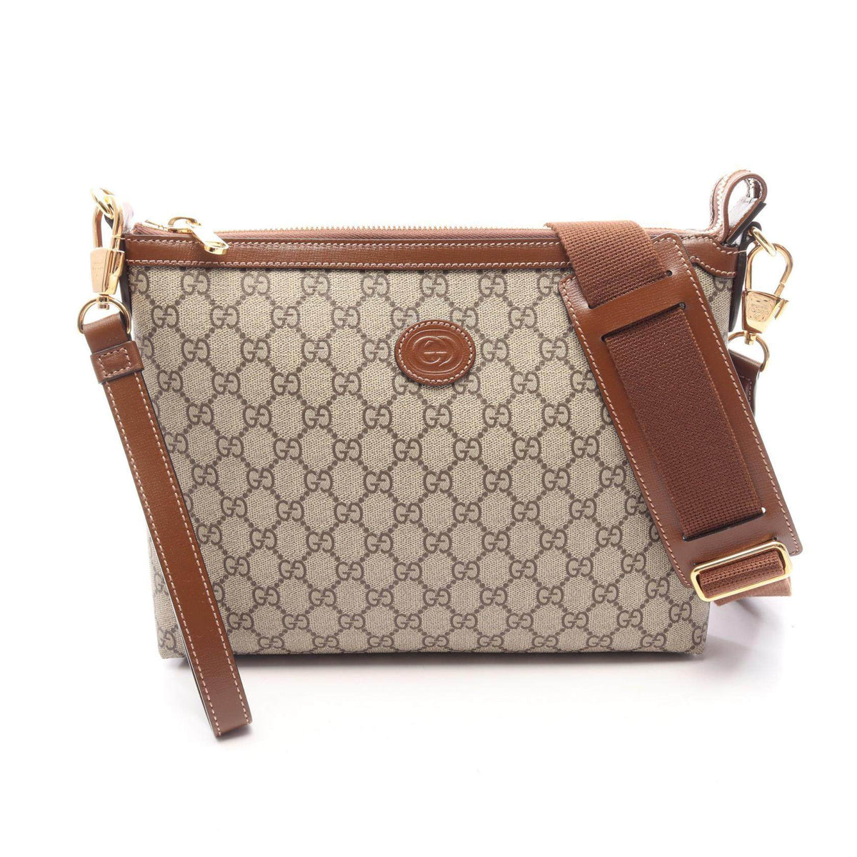 Gucci Interlocking G GG Supreme Coated Canvas Shoulder Bag