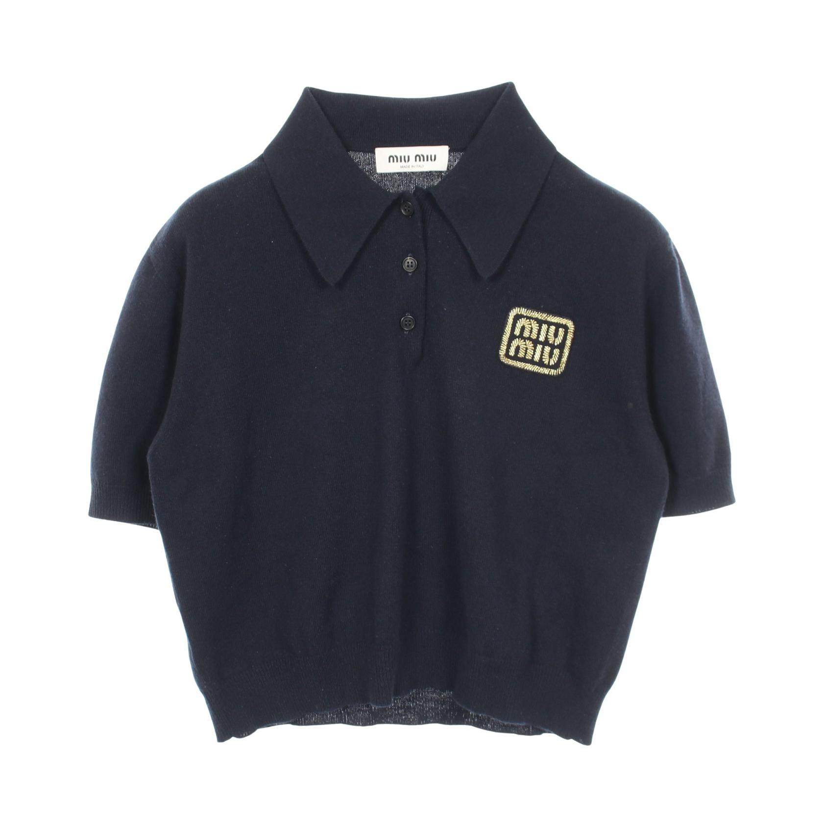 Miu Miu Wool Knit Polo Shirt