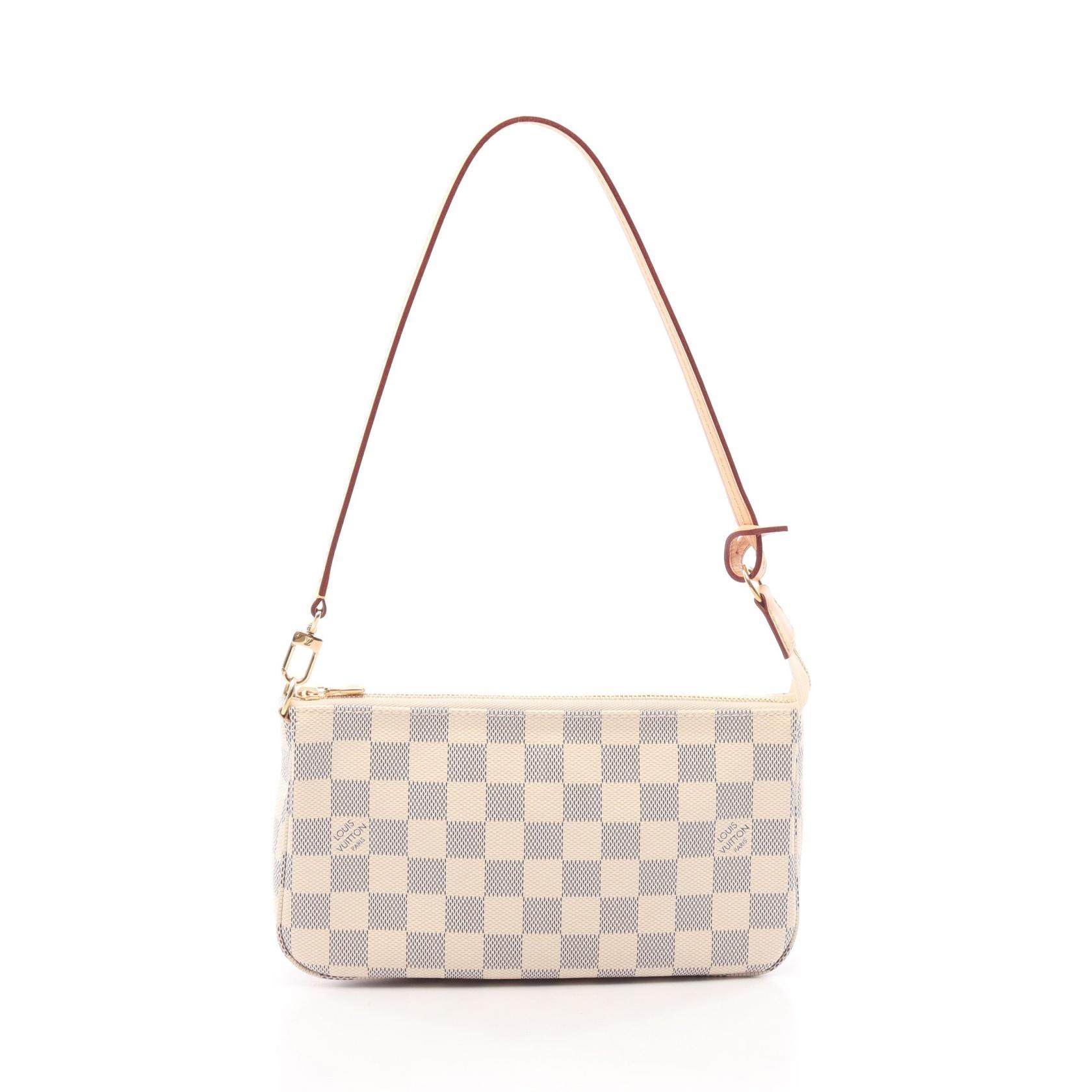Louis Vuitton Pochette Accessoires Damier Azur Handbag