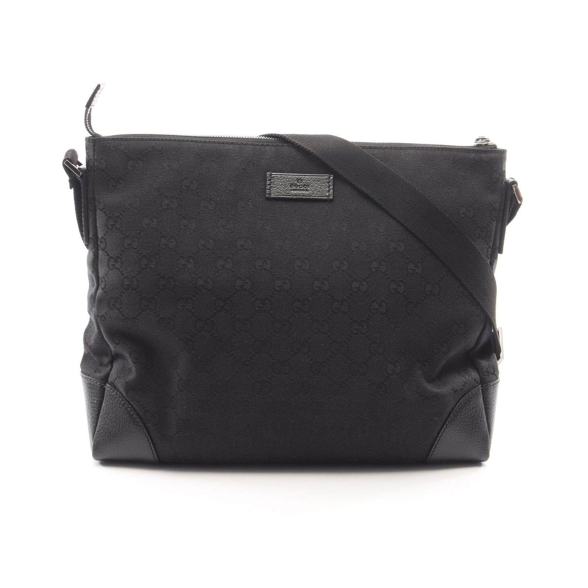 Gucci GG Canvas Leather Shoulder Bag