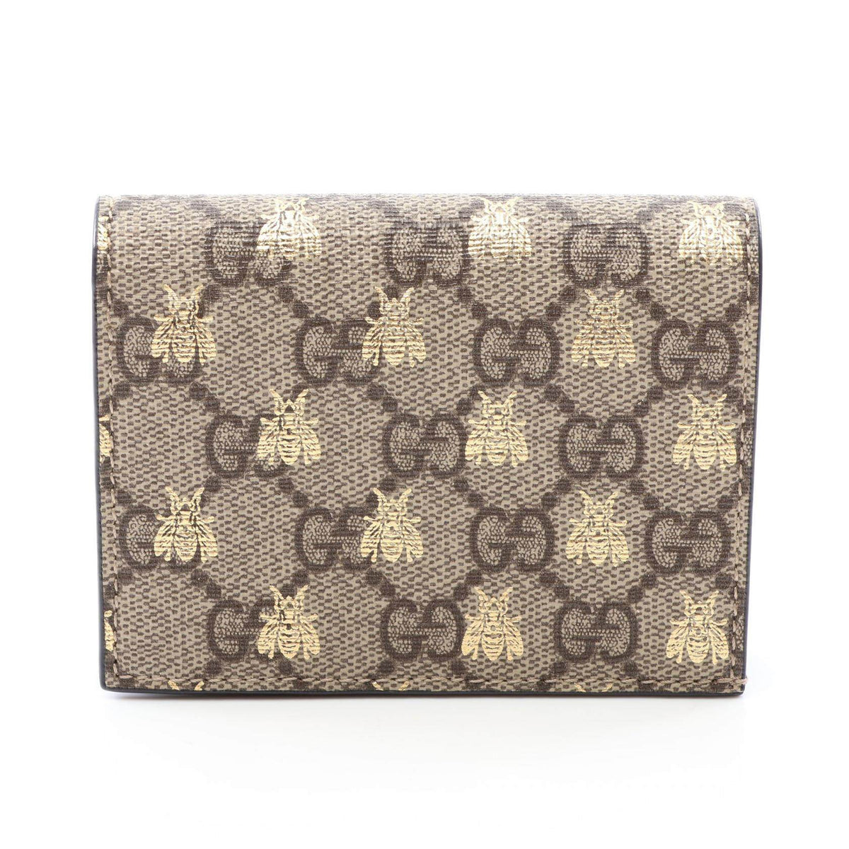 Gucci GG Supreme Bee PVC Coated Canvas Leather Wallet