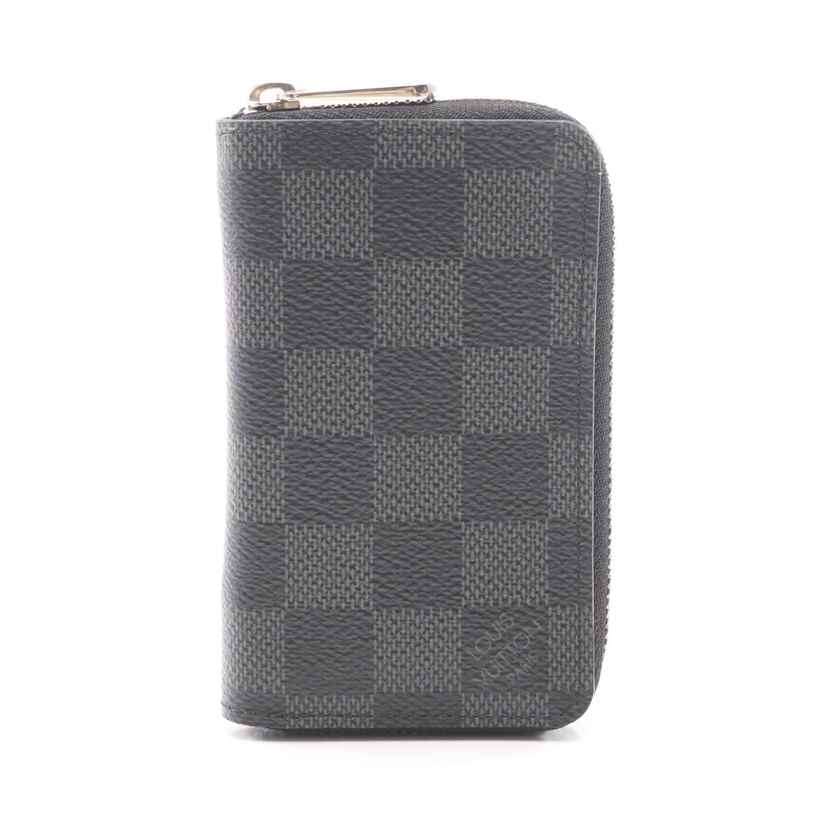 Louis Vuitton Zippy Coin Purse Damier Graphite Coin Case