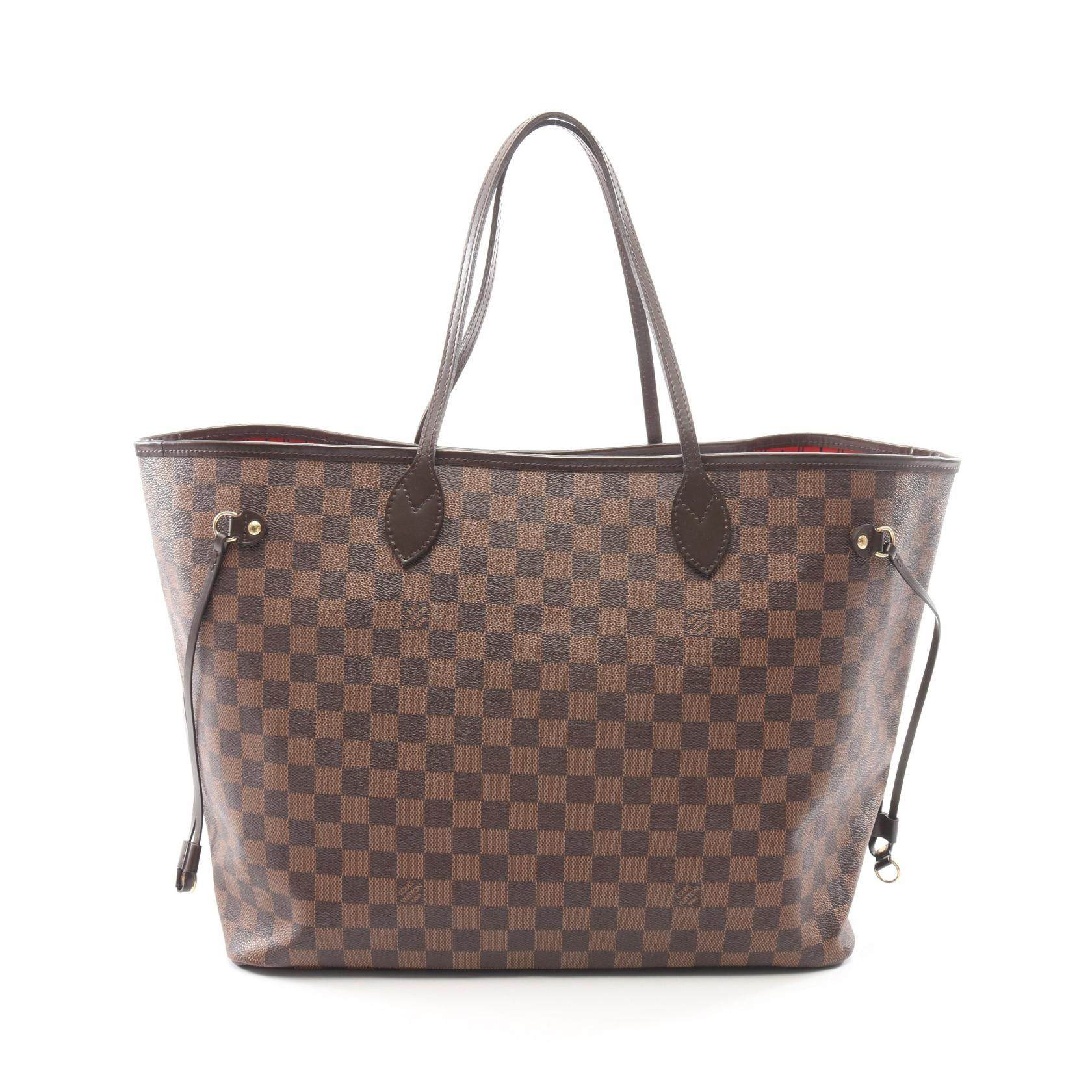 Louis Vuitton Neverfull GM Damier Ebene Tote Bag