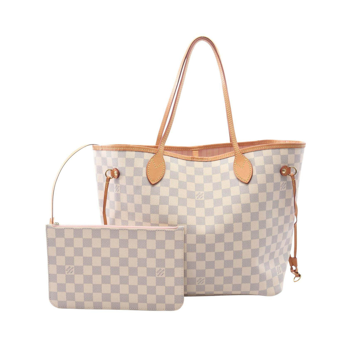 Louis Vuitton Neverfull MM Damier Azur Tote Bag