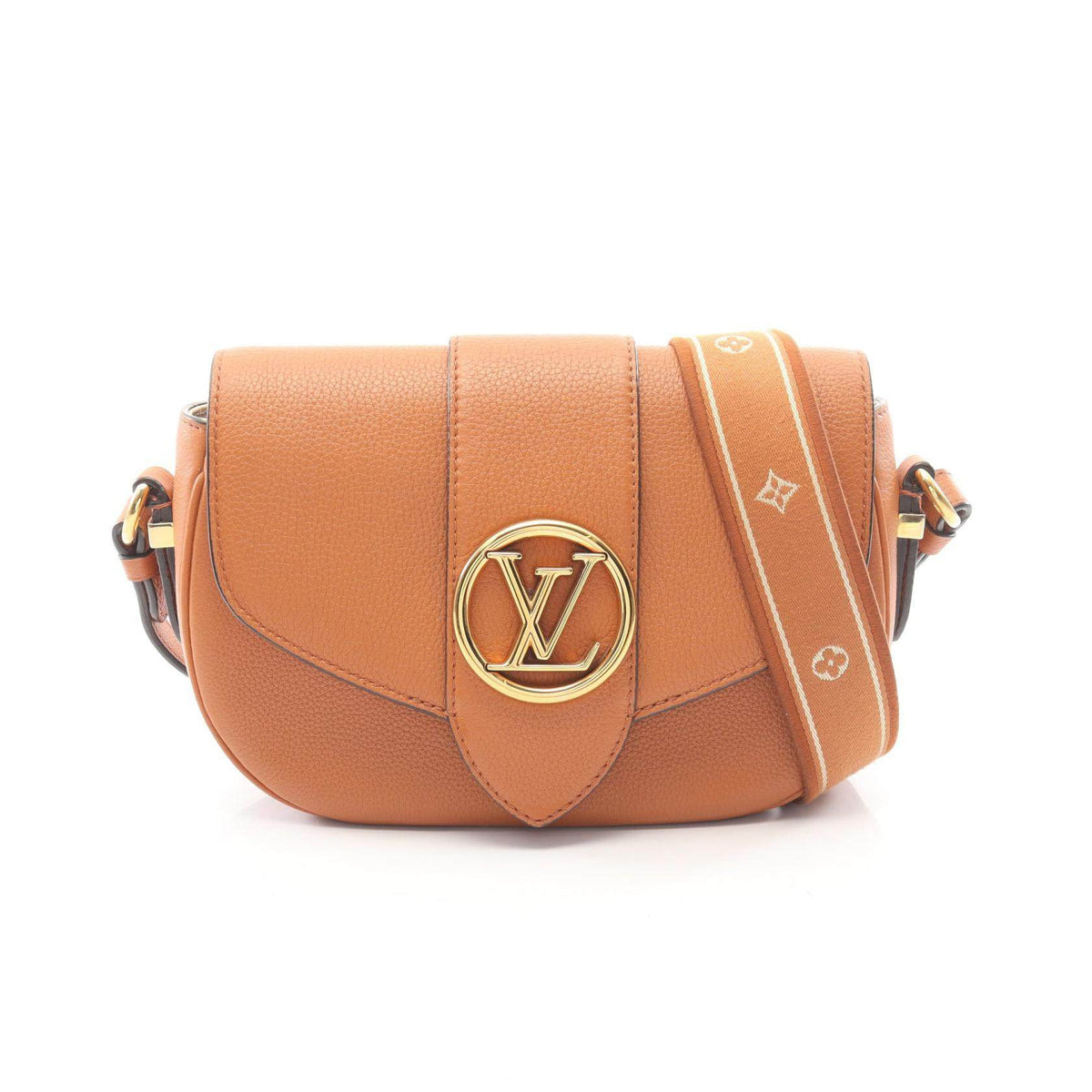 Louis Vuitton Pont Neuf Soft MM Leather Shoulder Bag