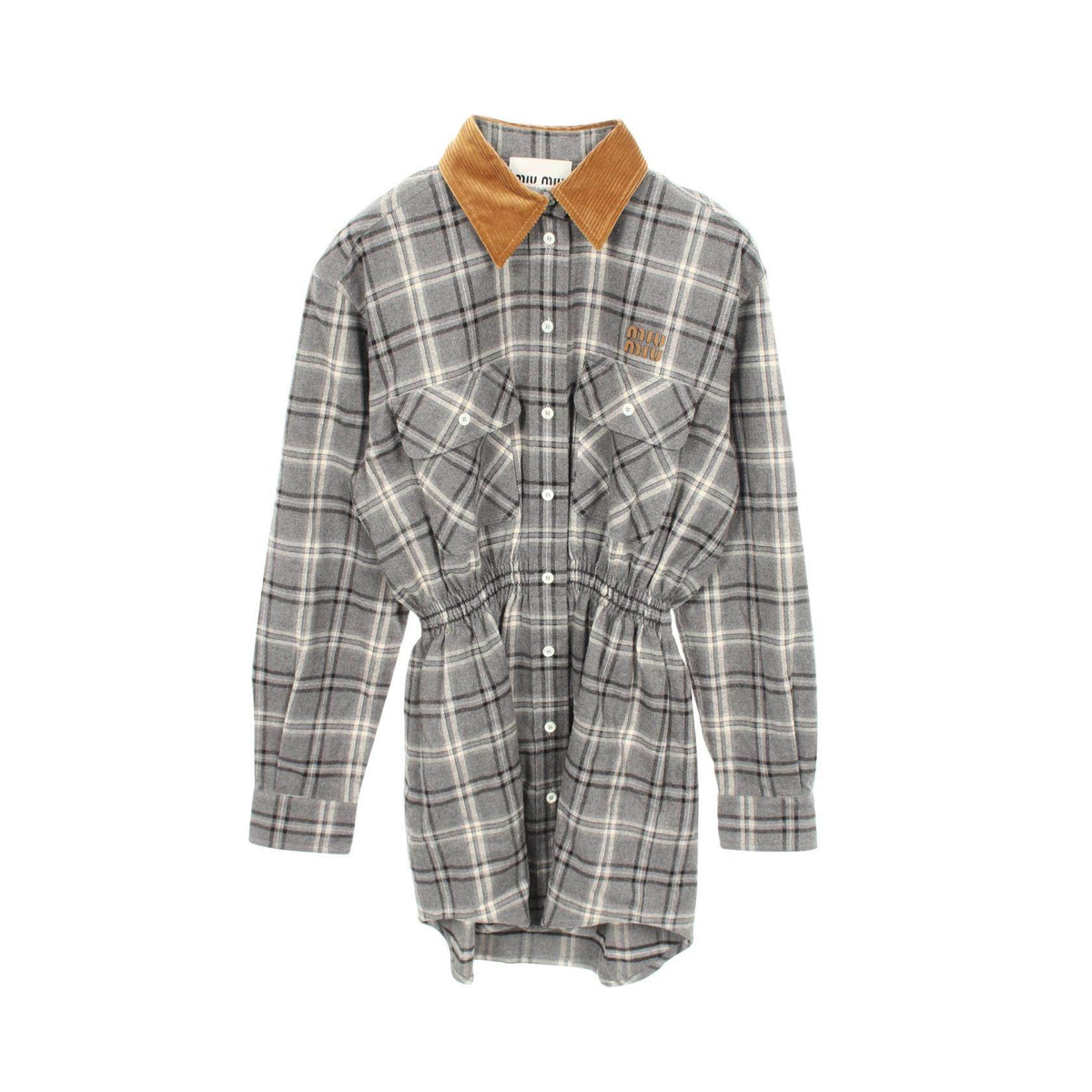 Miu Miu Flannel Cotton Dress
