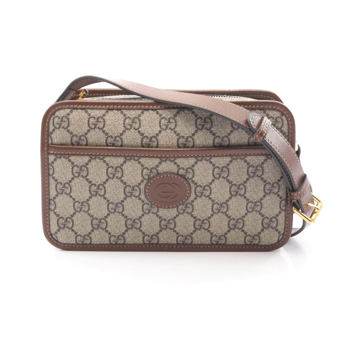 Gucci Interlocking G GG Supreme mini shoulder bag