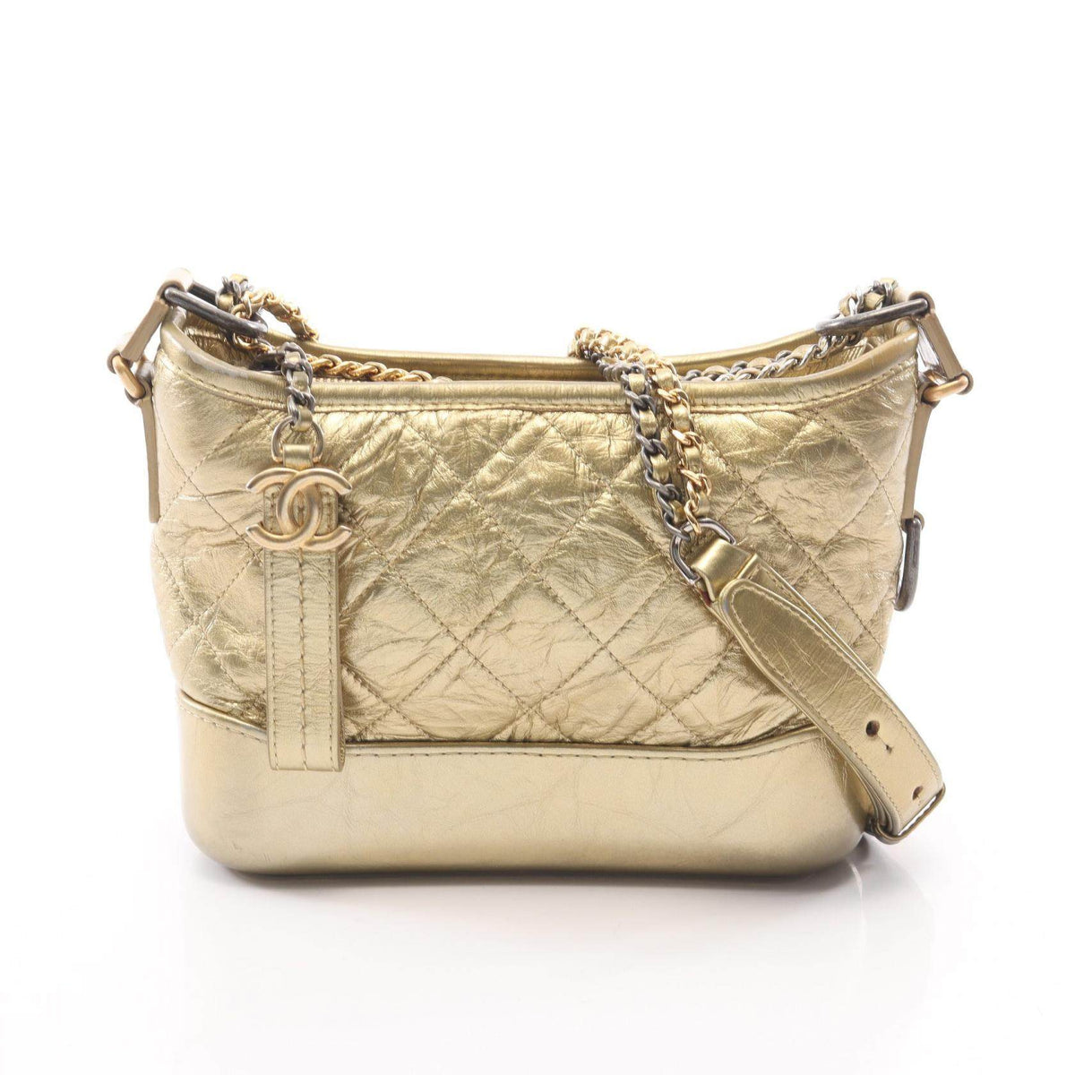 Chanel Gabrielle de Chanel Small Hobo Leather Shoulder Bag