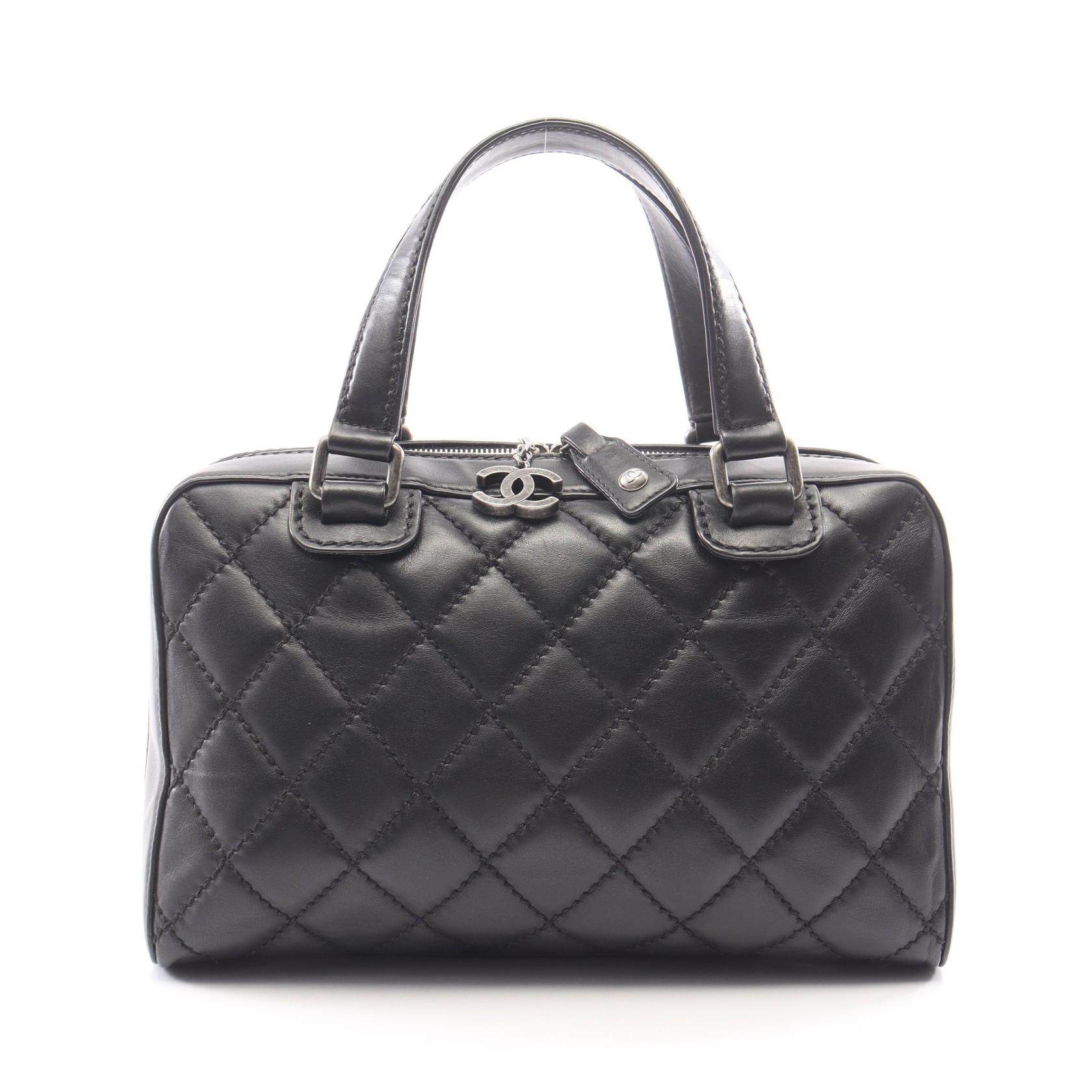 CHANEL Wild Stitch Leather Handbag