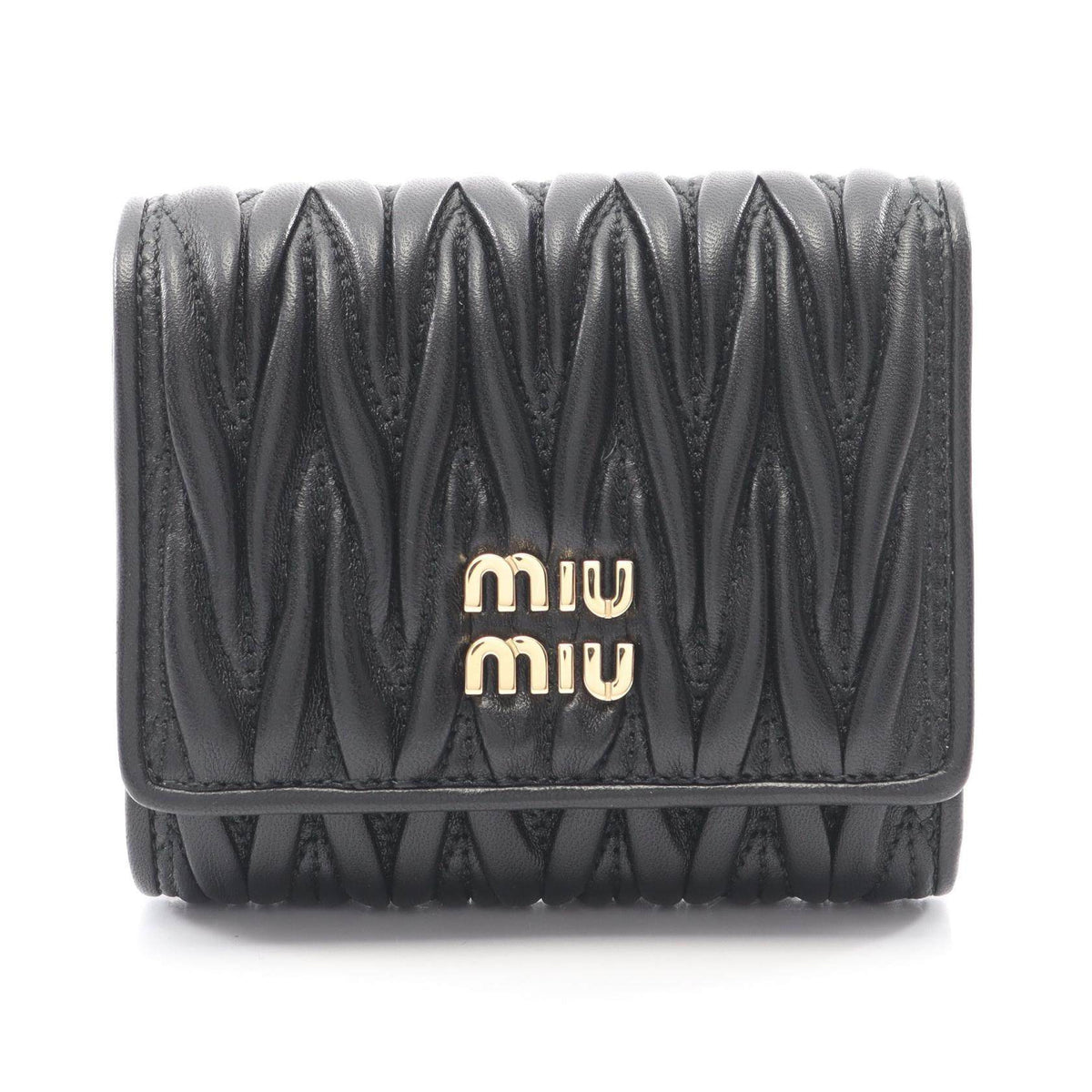 Miu Miu MATELASSE MIU Leather Wallet