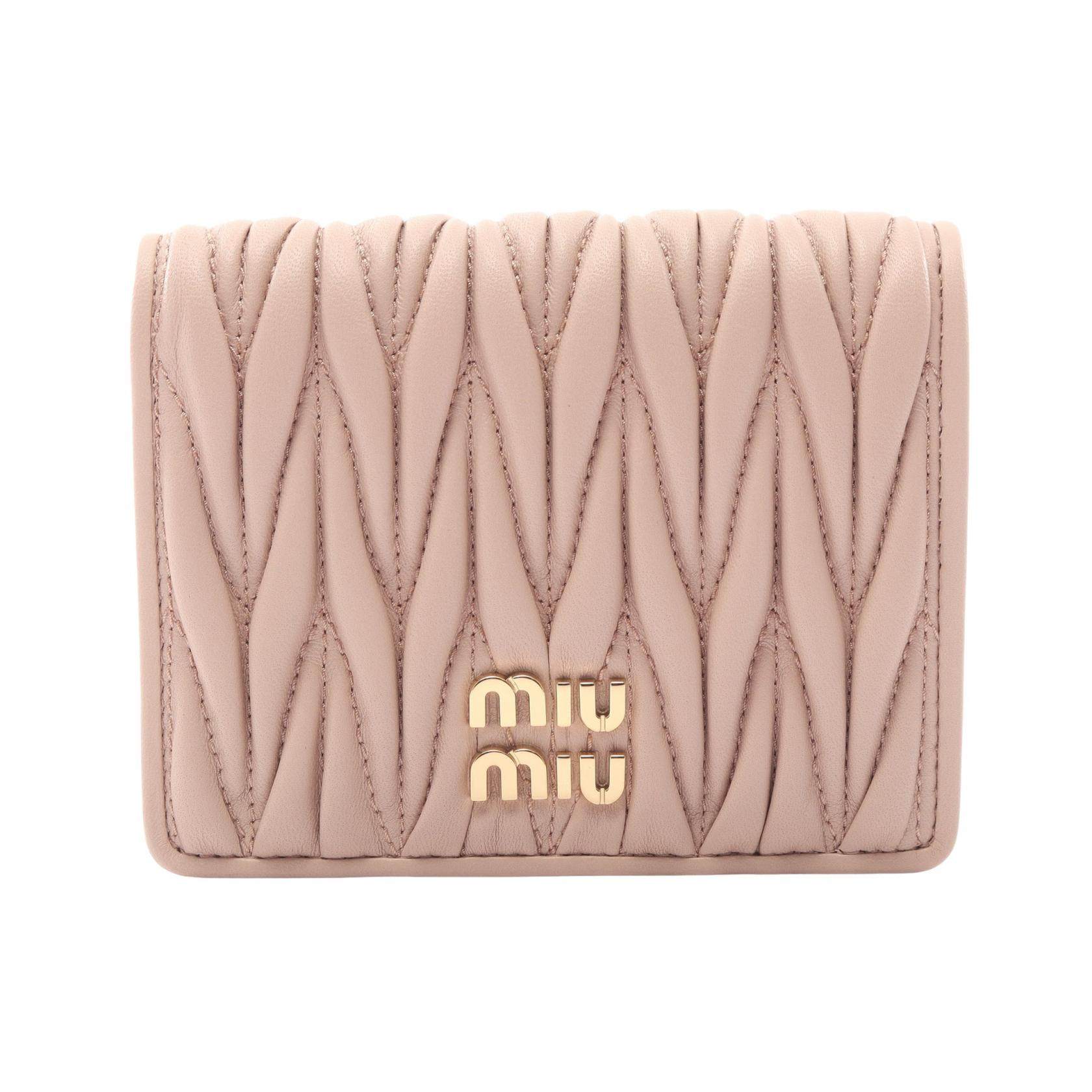 Miu Miu MATELASSE MIU Wallet
