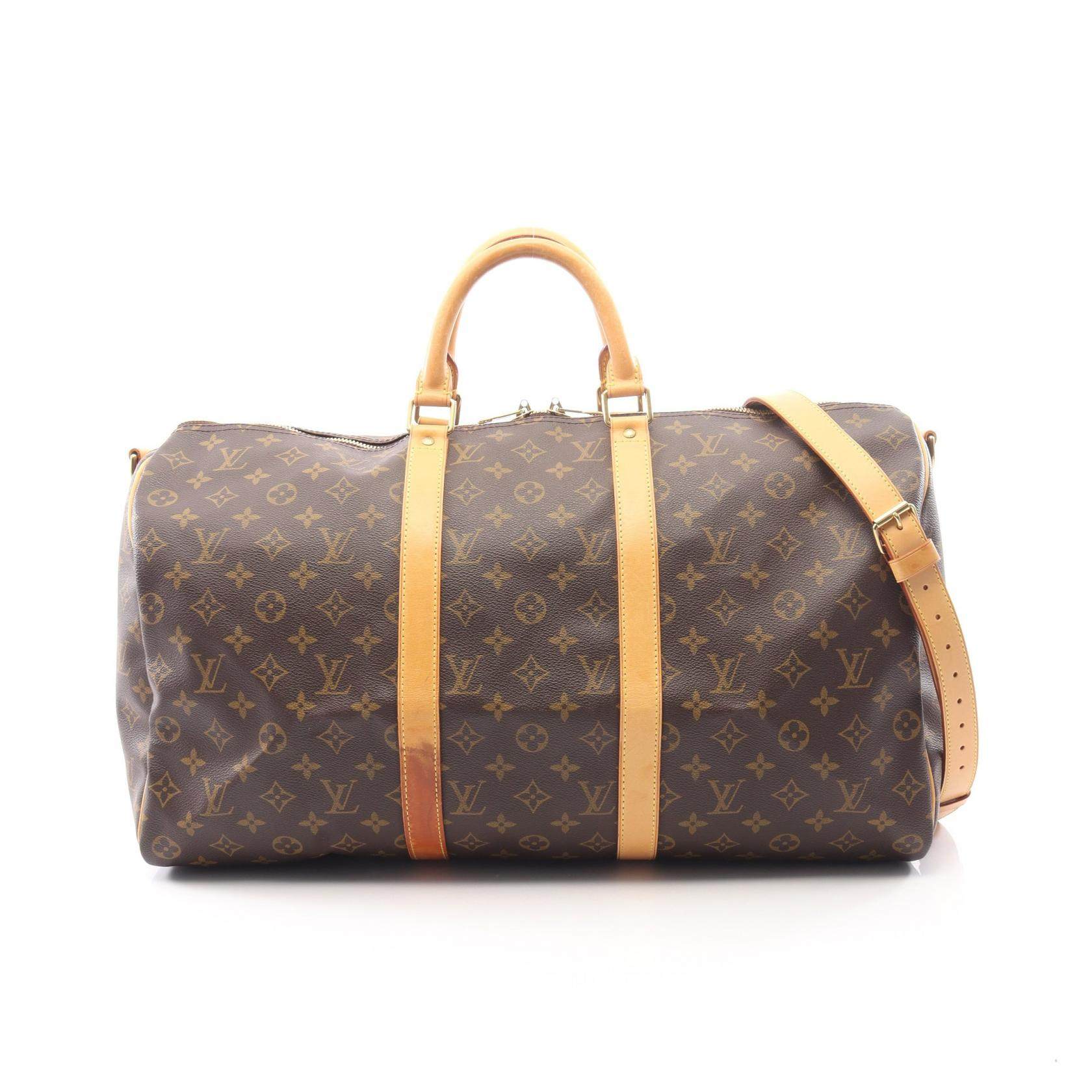 Louis Vuitton Keepall Bandouliere Monogram Boston Bag