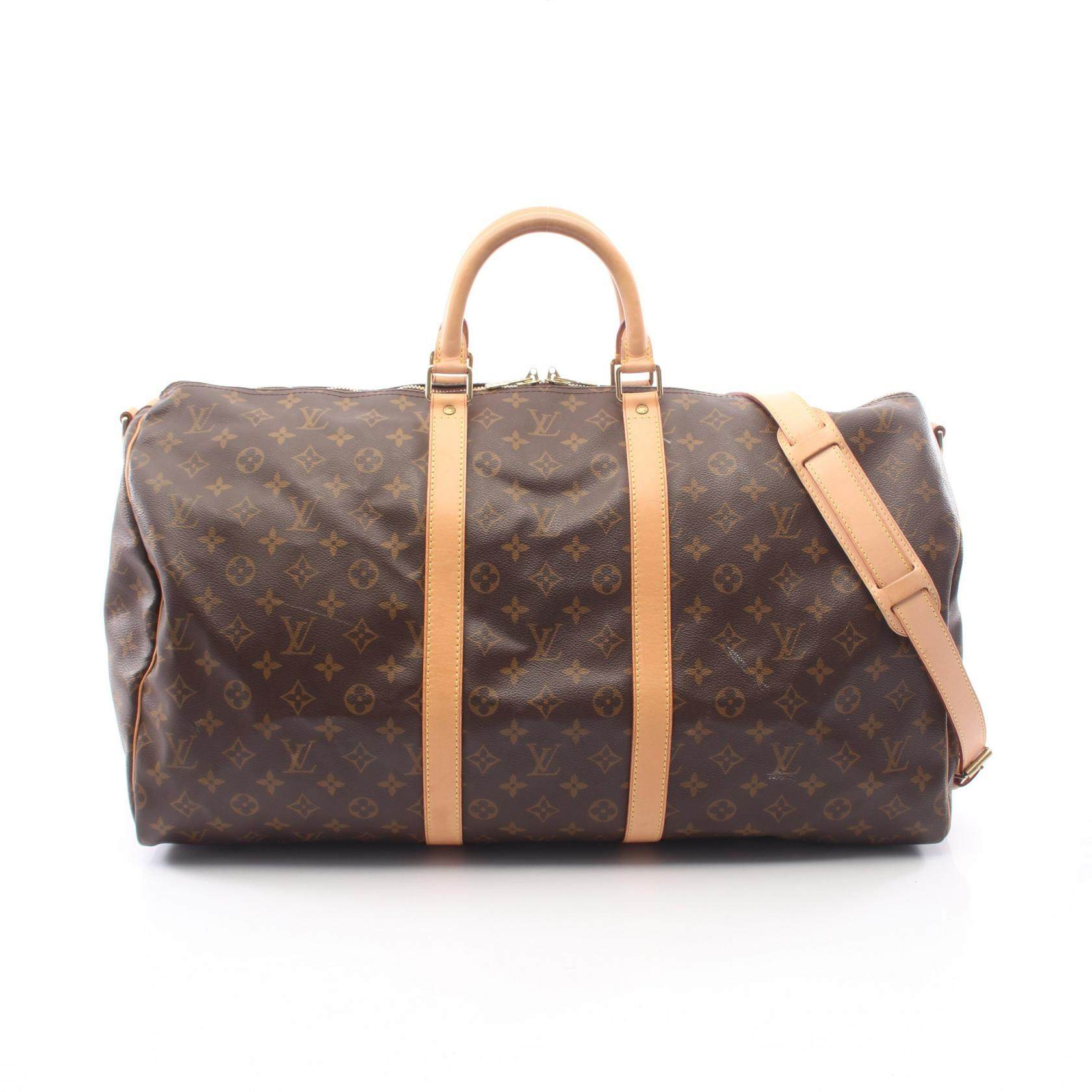 Louis Vuitton Keepall Bandouliere Monogram Boston Bag