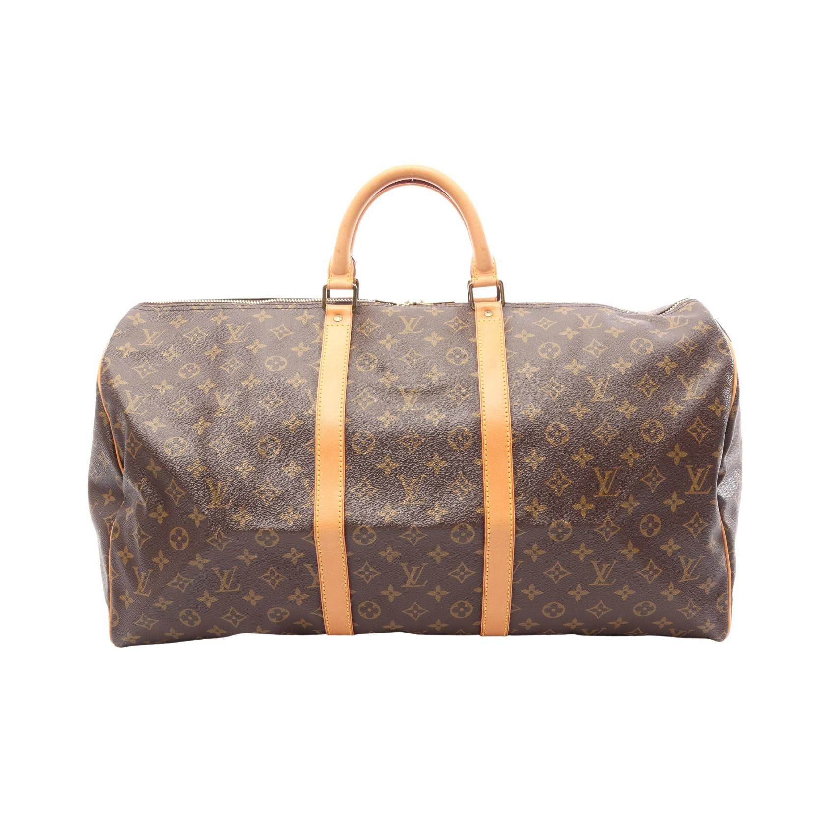 Louis Vuitton Keepall55 Monogram Boston Bag
