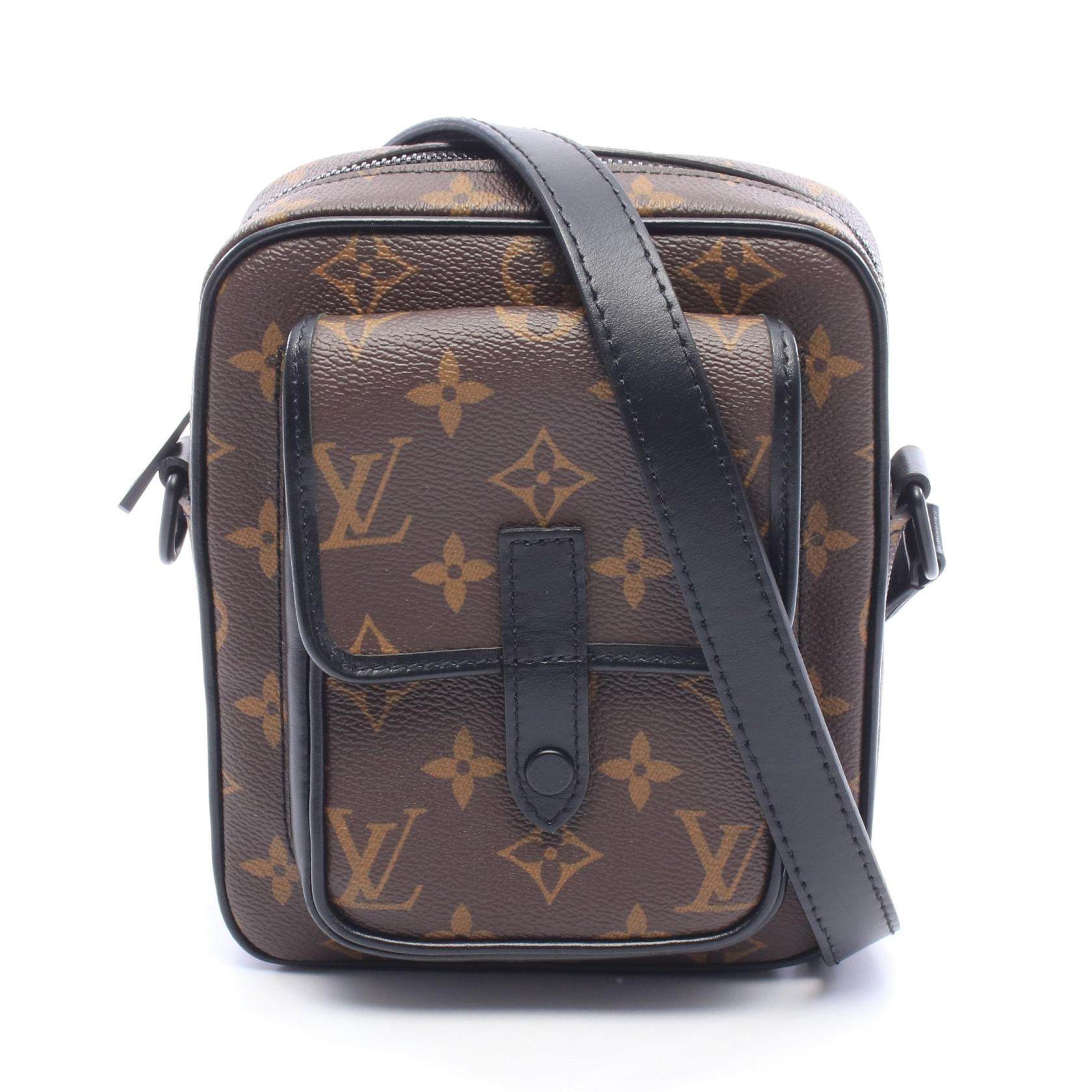 Louis Vuitton Christopher Wearable Wallet Monogram Macassar shoulder bag