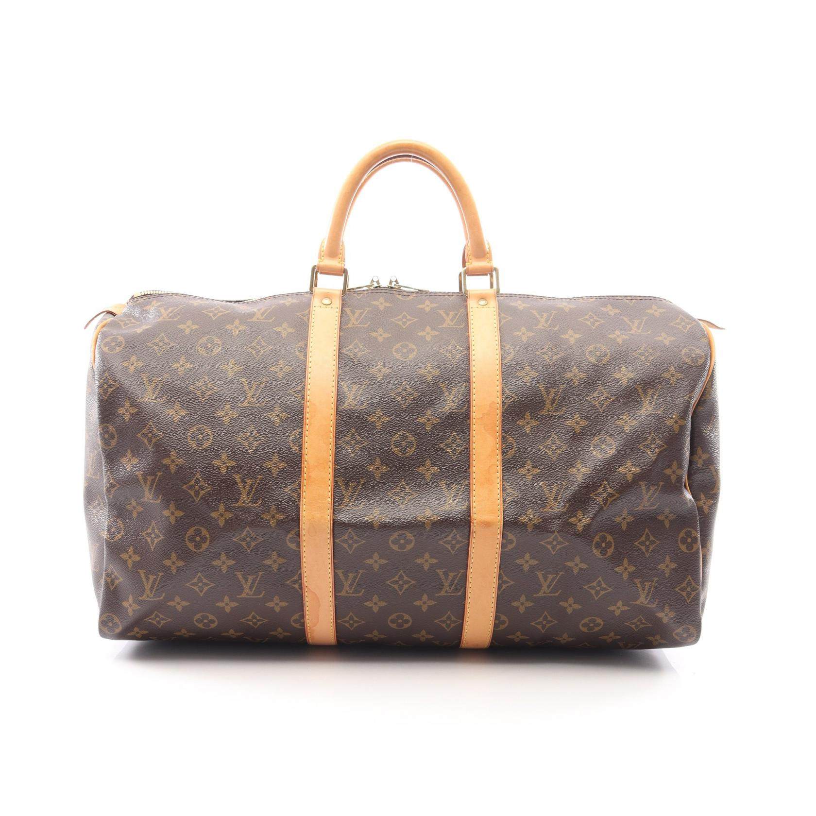 Louis Vuitton Keepall 50 Monogram Boston Bag