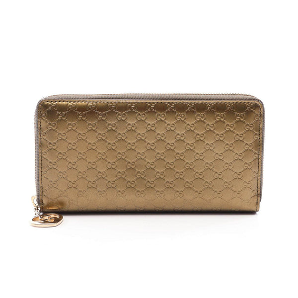 Gucci Lovely Micro Guccissima Leather Long Wallet