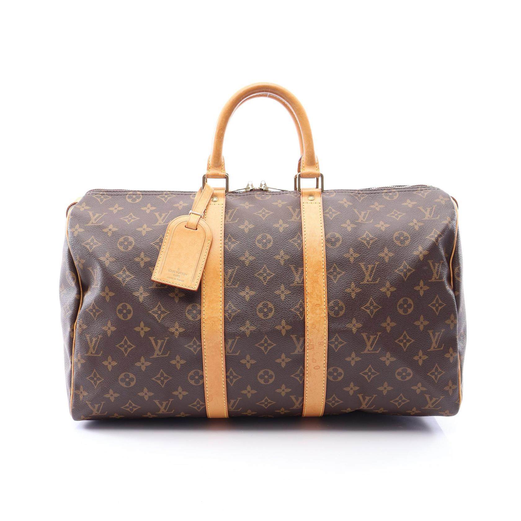 Louis Vuitton Keepall 45 Monogram Boston Bag