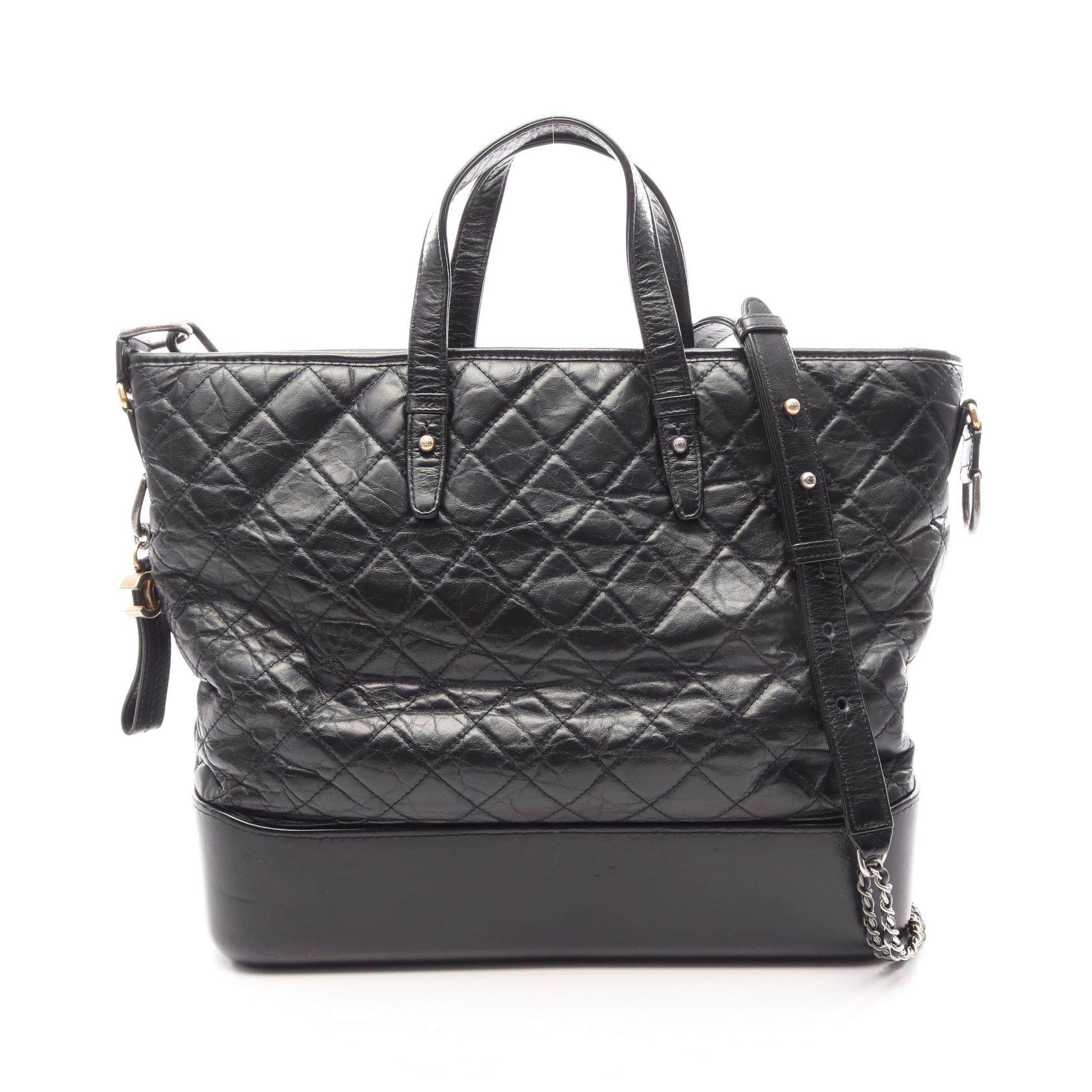 CHANEL Gabrielle De Leather 2way Handbag