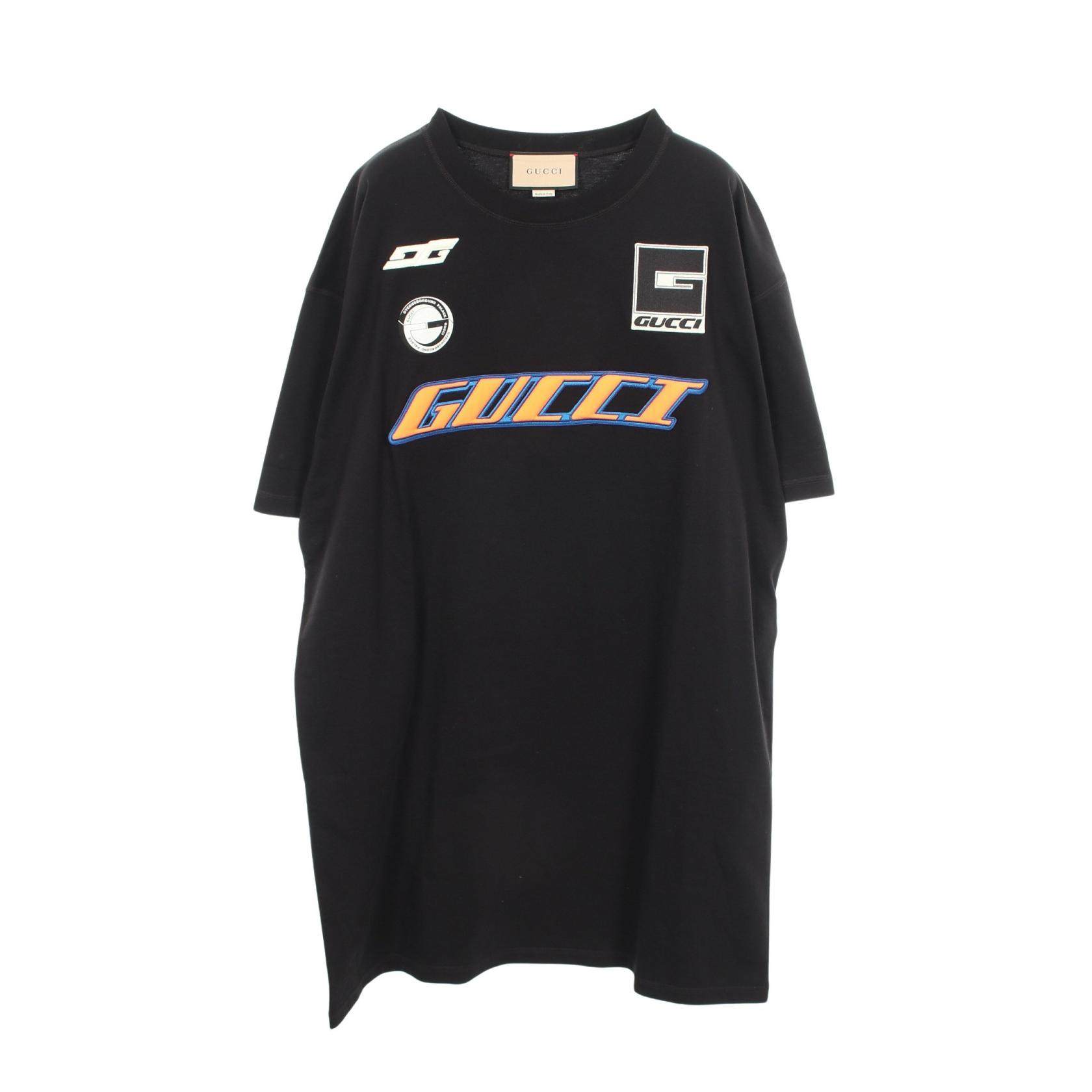 Gucci Logo Patch Cotton T Shirt