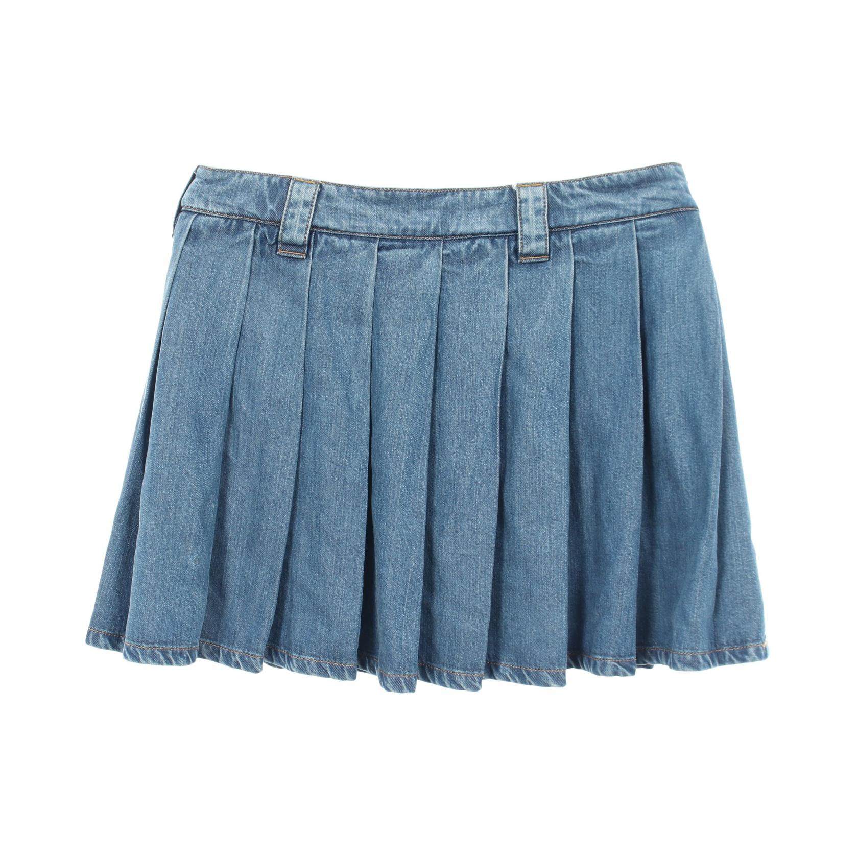 Miu Miu Pleated Lyocell Skirt
