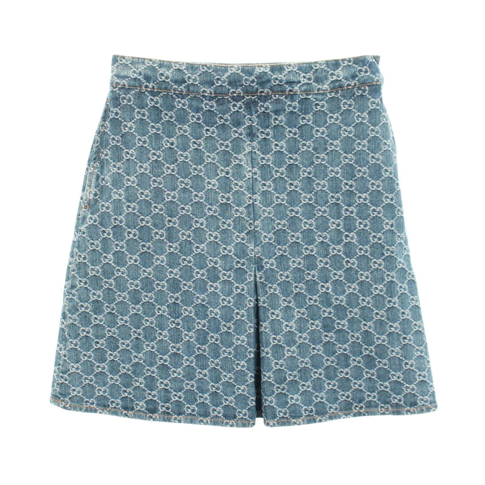 Gucci GG Jacquard Cotton Skirt