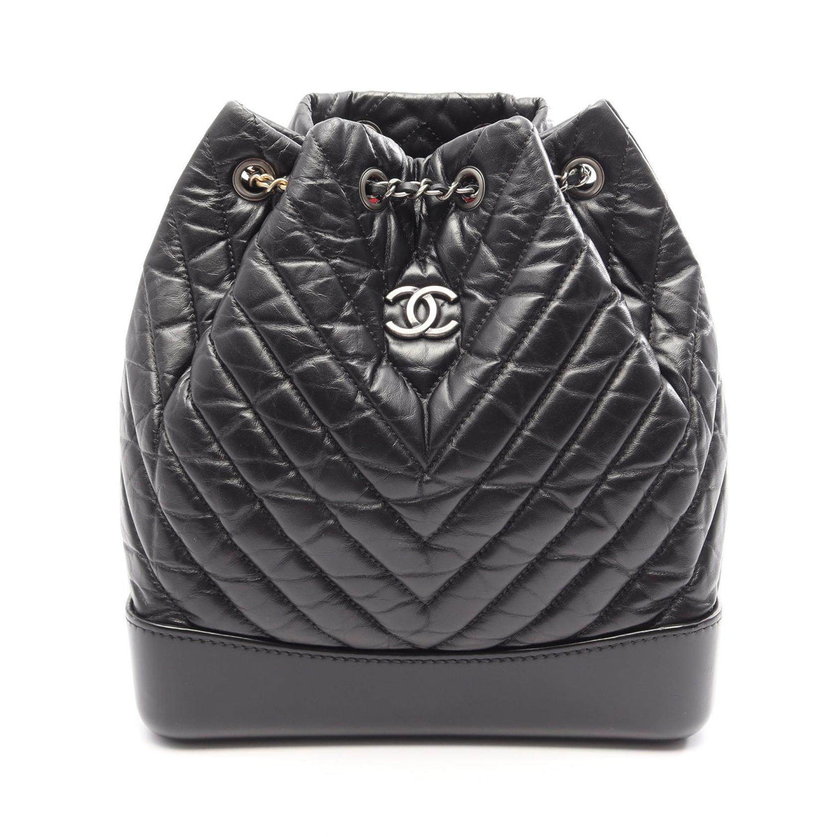 CHANEL Gabrielle Leather Backpack