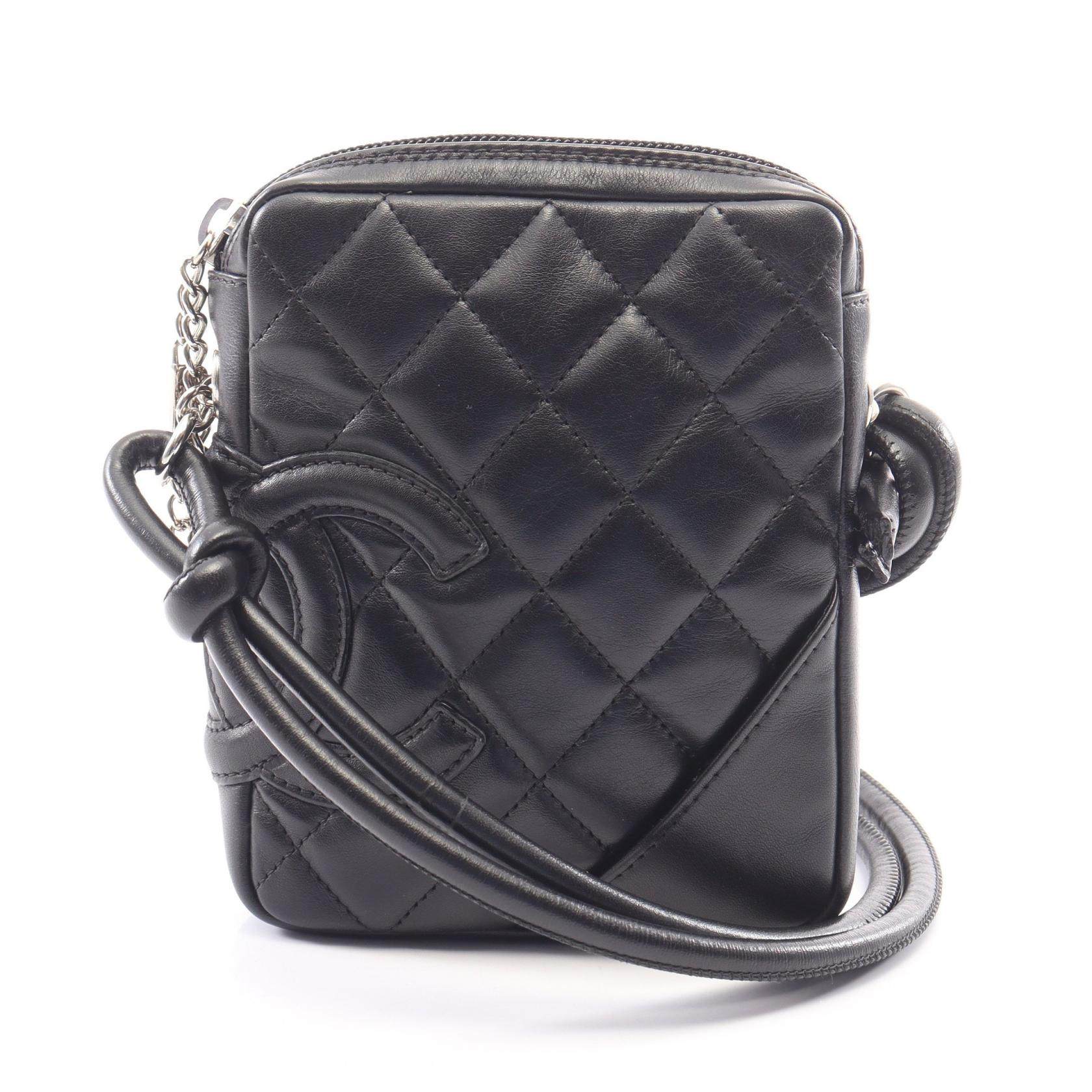 CHANEL Cambon Line Leather Shoulder Bag