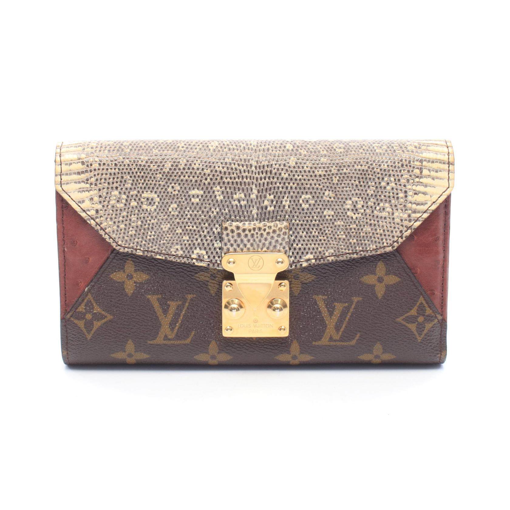 Louis Vuitton Portefeuille Exotic Monogram long wallet